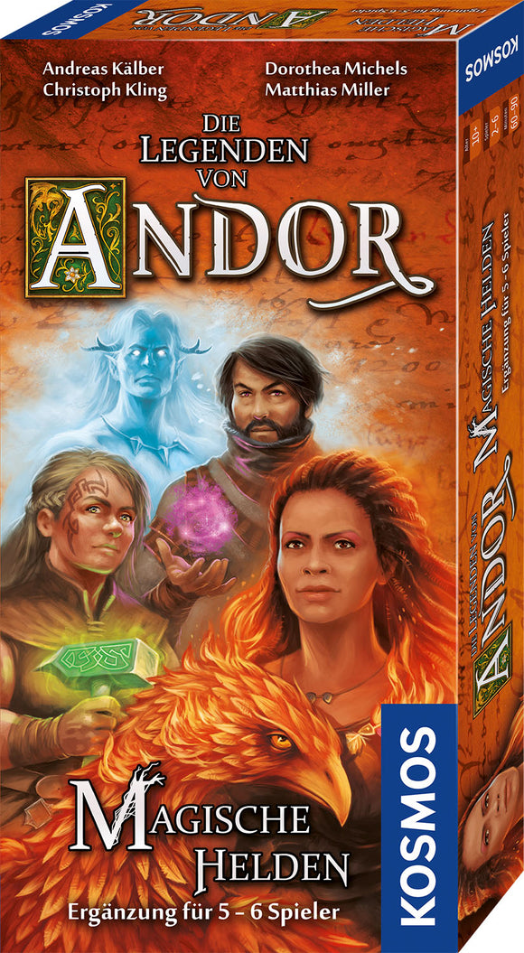 Die Legenden von Andor: Magische Helden: Ergänzung 5-6 Spieler [Erweiterung] - Tinisu