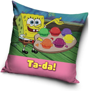 Spongebob Kissenbezug: Kinder Kissen - 40cm x 40cm - Tinisu