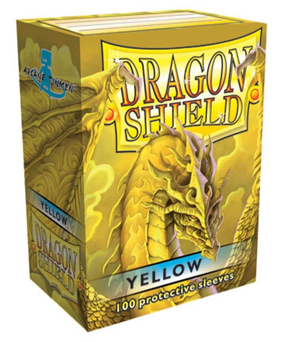Dragon Shield Kartenhüllen 63 x 88mm Sleeves Yellow (100) - Tinisu