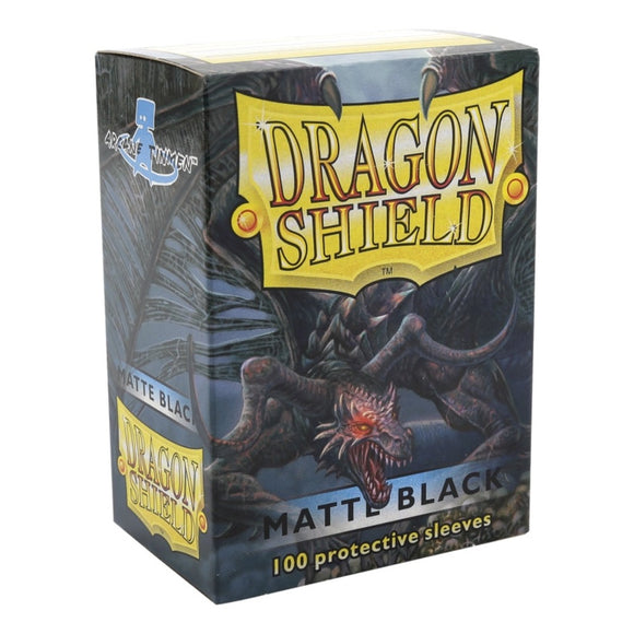 Dragon Shield Kartenhüllen 63 x 88mm Matte Sleeves Black (100) - Tinisu