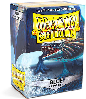 Dragon Shield Kartenhüllen 63 x 88mm Matte Sleeves Blue (100) - Tinisu