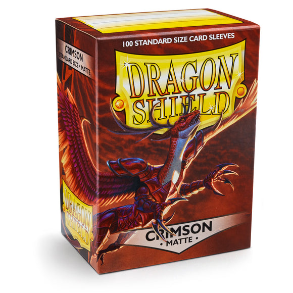 Dragon Shield Kartenhüllen 63 x 88mm Matte Sleeves Crimson (100) - Tinisu