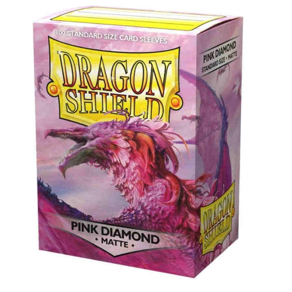 Dragon Shield Kartenhüllen 63 x 88mm Matte Sleeves Pink Diamond (100) - Tinisu