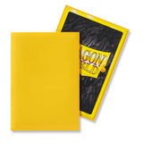 Dragon Shield Kartenhüllen Sleeves Japanische Größe Matte (60) Yellow - Tinisu