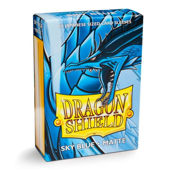 Dragon Shield Kartenhüllen Sleeves Japanische Größe Matte (60) Sky Blue - Tinisu