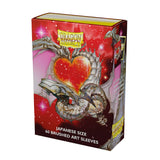 Dragon Shield Kartenhüllen Japanese Brushed Art Sleeves Valentine Dragons (60) - Tinisu