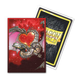 Dragon Shield Kartenhüllen Japanese Brushed Art Sleeves Valentine Dragons (60) - Tinisu