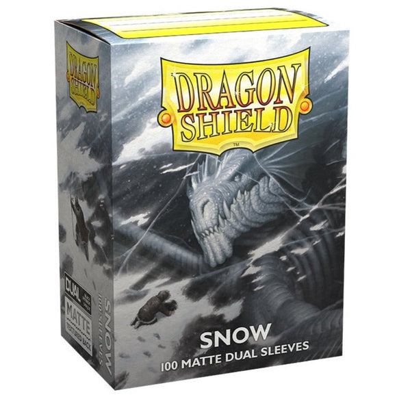 Dragon Shield Kartenhüllen Sleeves Japanische Größe Matte (60) Snow - Tinisu