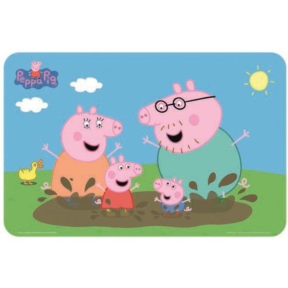 Peppa Pig Platzdeckchen Tischunterlage 43cm x 28cm - Tinisu