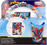 Spiderman Geschirr Kunststoffset für Kinder - Tinisu