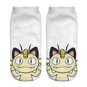 Pokemon Mauzi Socken Cosplay Unisex-Socken Outdoor Socks - Tinisu