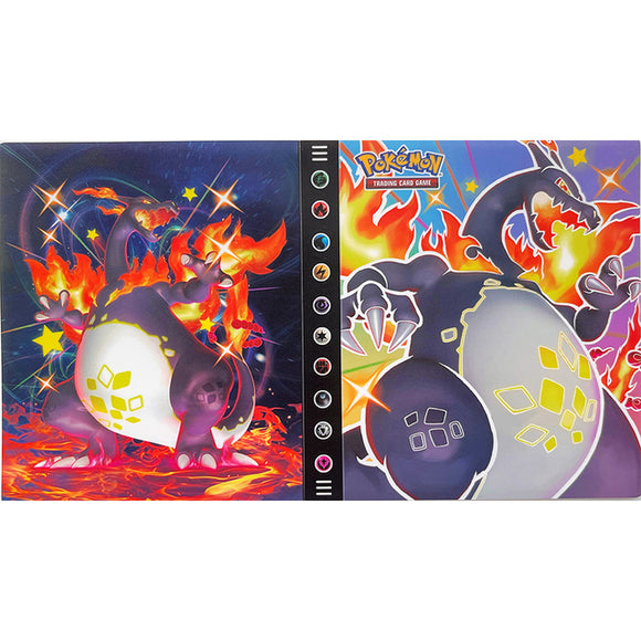 Pokemon 240 Karten Album Mega Gigamax Glurak Fliegend TCG Ordner - Tinisu