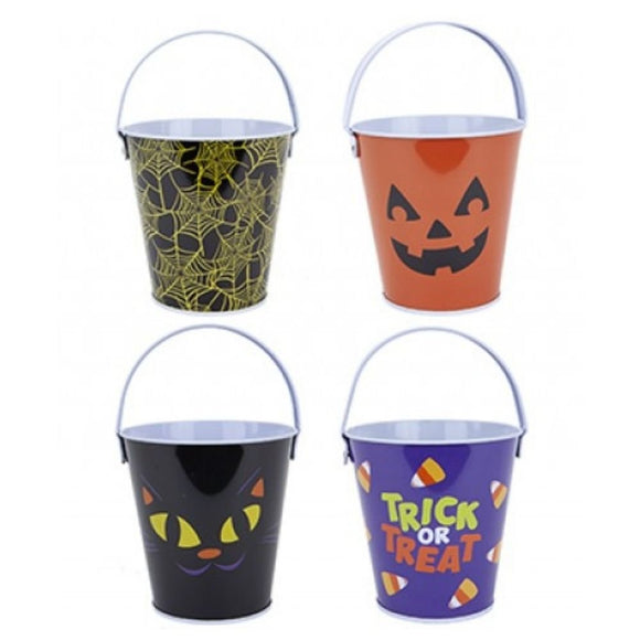 Halloween Blecheimer 4 Modelle 11cm - Tinisu