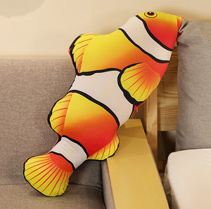 Clownfisch Kuscheltier - 30 cm Plüschtier Fisch Stofftier - Tinisu