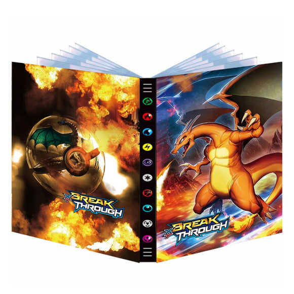 Pokemon Ordner Glurak großes Sammelalbum 432 Karten Portfolio - Tinisu