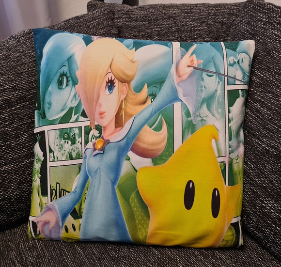 Super Mario Kissenbezug: Prinzessin Rosalina - 45cm x 45cm - Tinisu