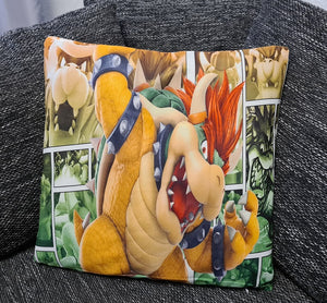 Super Mario Kissenbezug: Bowser - 45cm x 45cm - Tinisu