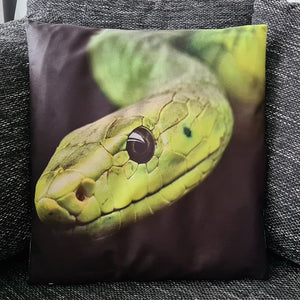 Kissenbezug Natur - Schlange Natter / Snake - 45cm x 45cm - Tinisu