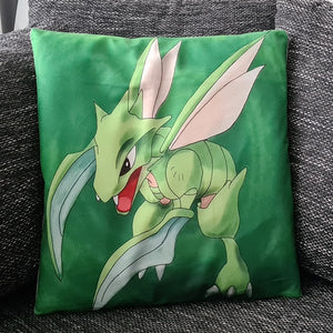 Pokemon Kissenbezug Sichlor / Scyther 45cm x 45cm - Tinisu