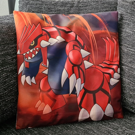 Pokemon Kissenbezug Groudon 45cm x 45cm - Tinisu