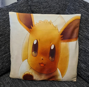 Pokemon Kissenbezug Evoli / Eevee 45cm x 45cm - Tinisu