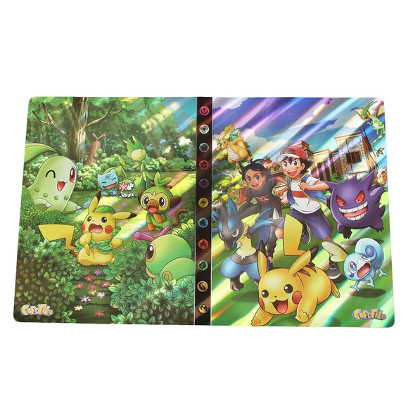 3D Holo Pokemon Ordner Shiny Sammelalbum 432 Karten Portfolio - Tinisu