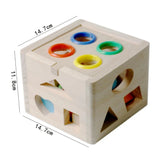 Kinder Baby Holz Puzzle Blocks Geometrie Lernspielzeug - Tinisu