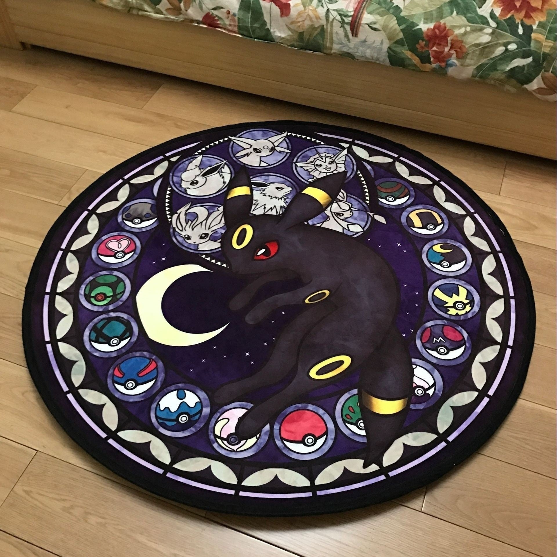 Teppich Pokemon Feelinara Glaziola Evoli 60cm*40cm rutschfest