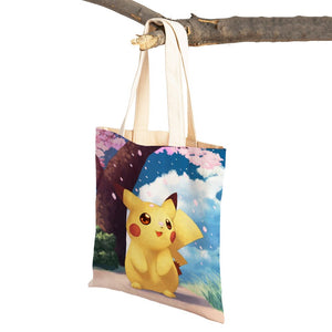 Pokemon Beutel Tasche Pikachu 3D Motiv Jute Tüte - Tinisu