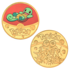 Goldene Pokemon Sammlermünzen TCG Coins - Tinisu