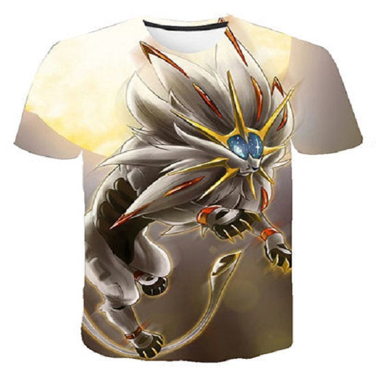 Pokemon T-Shirt für Kinder (Unisex) - Motiv: Solgaleo - Tinisu