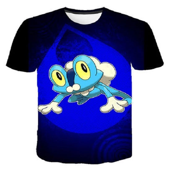 Pokemon T-Shirt für Kinder (Unisex) - Motiv: Memmeon / Sobble - Tinisu