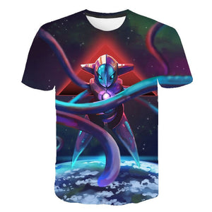 Pokemon T-Shirt für Kinder (Unisex) - Motiv: Deoxys - Tinisu