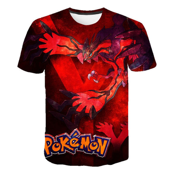 Pokemon T-Shirt für Kinder (Unisex) - Motiv: Yveltal - Tinisu