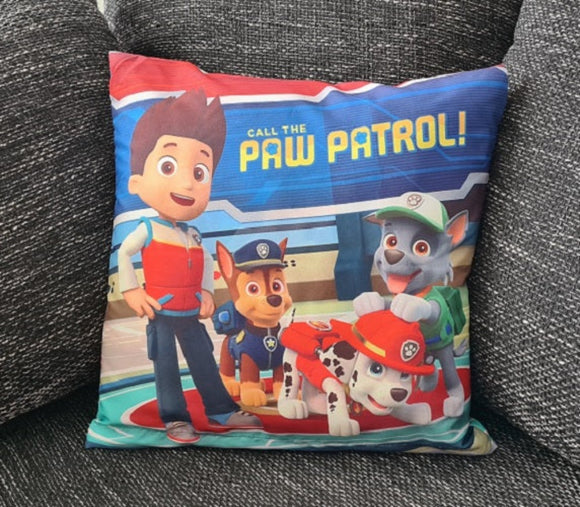 Paw Patrol Kissenbezug für Kinder / Helfer auf vier Pfoten - 40cm x 40cm - Tinisu