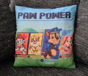 Paw Patrol Kissenbezug: Helfer auf vier Pfoten - 40cm x 40cm - Tinisu