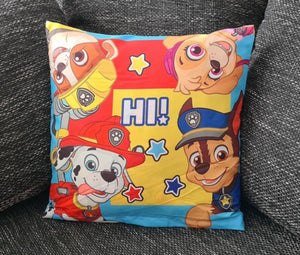 Paw Patrol Kissenbezug für Kinder: Helfer auf vier Pfoten - 40cm x 40cm - Tinisu