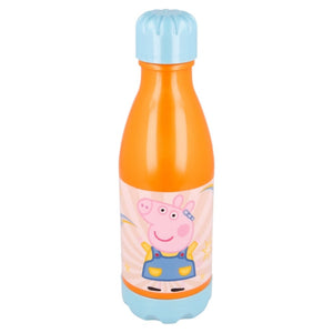 Peppa Wutz Plastikflasche mit Schraubverschluss Flasche 650ml - Tinisu