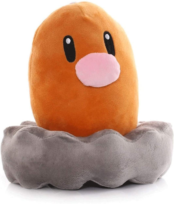 Pokemon Digda Kuscheltier - 20 cm Plüschtier - Tinisu