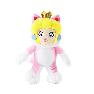 Super Mario Katzen-Peach Cat Kuscheltier - 20 cm Plüschtier - Tinisu