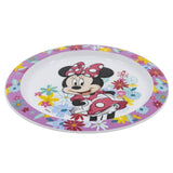 Minnie Mouse Plastik-Teller Kunststoffset für Kinder - Mikrowelle geeignet - Tinisu