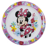 Minnie Mouse Plastik-Teller Kunststoffset für Kinder - Mikrowelle geeignet - Tinisu