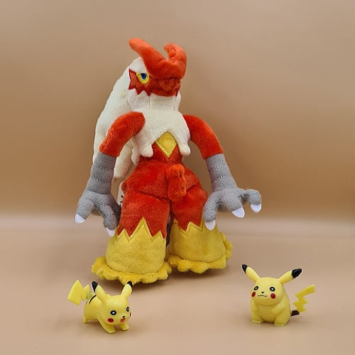 Pokemon Lohgock Kuscheltier - 18 cm Plüschtier Blaziken - Tinisu