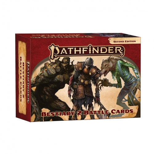 Pathfinder 2.0 Bestiary 2 Battle Cards - Englisch - Tinisu