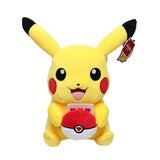 Pokemon Pikachu mit Poke Ball Kuscheltier - 30 cm Plüschtier - Tinisu