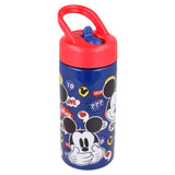 Micky Maus Plastik Flasche 410 ml Trinkflasche Sportflasche - Tinisu