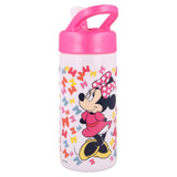 Minnie Maus Plastik Flasche 410 ml Trinkflasche Micky Mouse Sportflasche - Tinisu