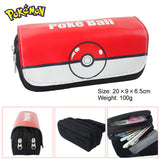 Pokemon Etui für die Schule Poke Ball Federtasche Stifteetui - Tinisu