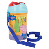 Peppa Pig Pop-Up Plastik Flasche 450 ml Peppa Wutz - Tinisu