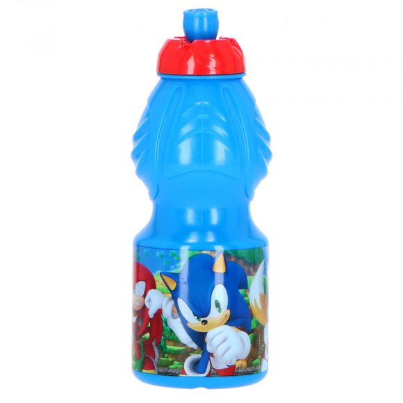 Sonic the Hedgehog Plastik Flasche 400 ml blau - Tinisu